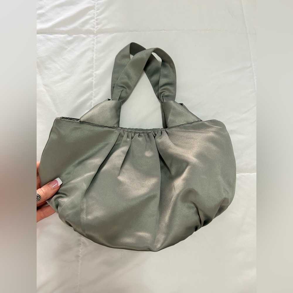 Club Monaco satin handbag